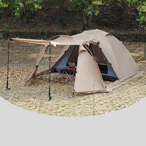 Tente tunnel pour 3/4 personnes, imperméable, spacieuse, tente de <span class=keywords><strong>camping</strong></span> familiale, installation facile, tente tunnel avec vestibule - Product Image 5