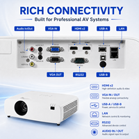 Proyector Láser Educativo de 4500 Lúmenes para Aulas, Centros de Capacitación Escolar con Control LAN RS232