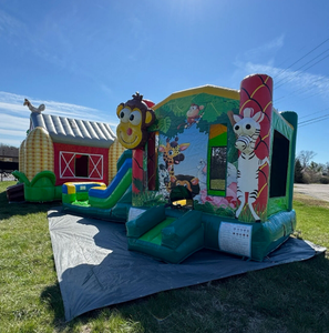 <span class=keywords><strong>Castillo</strong></span> Inflable Comercial para Niños con Tobogán, <span class=keywords><strong>Castillo</strong></span> Inflable con Diseño <span class=keywords><strong>de</strong></span> Safari <span class=keywords><strong>King</strong></span> - Product Image 4