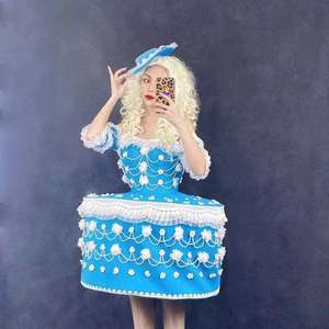 Novance-vestido <span class=keywords><strong>de</strong></span> talla grande para mujer, traje <span class=keywords><strong>de</strong></span> Cosplay elegante con perlas azules y cuentas florales para <span class=keywords><strong>carnaval</strong></span>, nuevo modelo Y2042 - Product Image 4