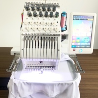 Industrielle automatique mini une tête petit t-shirt 200*300mm machine à broder