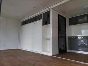 Folaing 20 pies de lujo moderno prefabricado casa contenedor de acero Push Pull diseño Modular para Villa apartamento al aire libre prescindible - Product Image 4