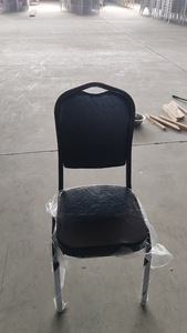 Sedia da Pranzo in Metallo Nera Impilabile Economica per Hotel, Ristoranti, Feste, <span class=keywords><strong>Eventi</strong></span>, Matrimoni, Chiese, Scuole, Sale Conferenze, Design Moderno - Product Image 3