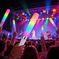 Nouveauté : Bâton lumineux LED multicolore pour supporter lors des événements, avec logo personnalisé, bâton lumineux pour fans