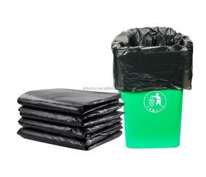Ldpe Bolsa de plástico para embalaje Bolsas de basura 35 litros Biodragadable Bin Liners Bolsas de caca de perro Biodegradable Compostable - Product Image 5