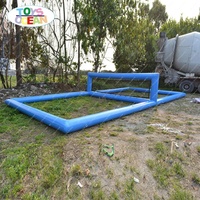 Terrain de volleyball de plage gonflable extérieur personnalisable Terrain de volleyball d'eau gonflable fourni en usine Jeux de sport Type de piscine