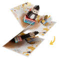 Biglietti d'auguri 3D a scomparsa a tema Gufo di Laurea, con design di toga e cappello e libri con pergamene, <span class=keywords><strong>per</strong></span> la laurea universitaria, regalo di stile e con un tocco di charme - Product Image 3