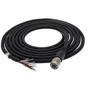 Câble IO sport haute vitesse personnalisé par le fabricant Zhongfei, câble d'alimentation Hirose 12 broches haute flexibilité pour déclencheur de caméra, modèle industriel - Product Image 4