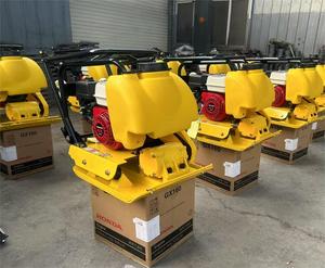 C160B kualitas tinggi listrik pelat daya comaktor tahan lama Baja kekuatan tugas berat pelat Sandsoil jalan plat <span class=keywords><strong>Compactor</strong></span> Hotsale - Product Image 5