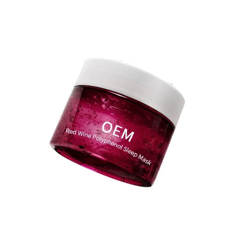 red wine polyphenol sleep mask Inhibit the formation of melanin make the skin away from dull smooth and smooth