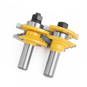 Fresa para espigas de marco con mango de 1/2 pulgada para carpintería, puertas de gabinetes de MDF y paneles de puerta - Product Image 3