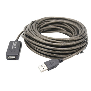 <b>Usb</b> 2.0 Extension <b>Cable</b> With Amplifier Chip Male <b>To</b> Female Data <b>Cable</b> For Camera And Network Card - Product Image 1
