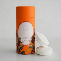 Emballage en carton cylindrique personnalisé en gros, vente chaude, soins de la peau, fleurs de rose à base de plantes, sel de bain, bombe de bain, boîte cadeau ronde