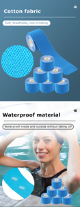 Cinta de Kinesiología Deportiva Impermeable Precortada de 5cm y 10cm para Fisioterapia de Rodilla, Uso Médico y Atlético, Venta al por Mayor Personalizada - Product Image 4