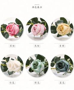 ดอกไม้ประดิษฐ์สีขาว เหลือง น้ำเงิน แดง สำหรับตกแต่งบ้าน สวน งานแต่งงาน ลดราคาพิเศษ ปี 2023 - Product Image 6