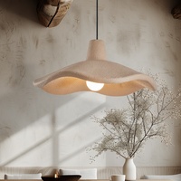 Lustre LED suspendu E27 de taille moyenne, style fleur vintage, design artistique, pour restaurant, chambre d'hôtes, chambre à coucher, nouveauté