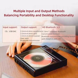 Shanling EC Zero t xách tay r2r Ống <span class=keywords><strong>CD</strong></span> <span class=keywords><strong>Player</strong></span> với 5500mAh pin lithium 1.68 inch màn hình LCD <span class=keywords><strong>Bluetooth</strong></span> 5.3 <span class=keywords><strong>CD</strong></span> Ripper - Product Image 5