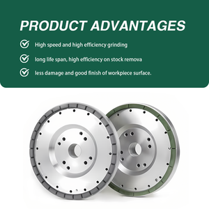 عجلة تجليخ بظهر صناعي ، عجلة طحن من الياقوت ، عجلة طحن أرق ، عجلة طحن من السيليكون ، عجلة طحن بظهر من الراتنج - Product Image 3