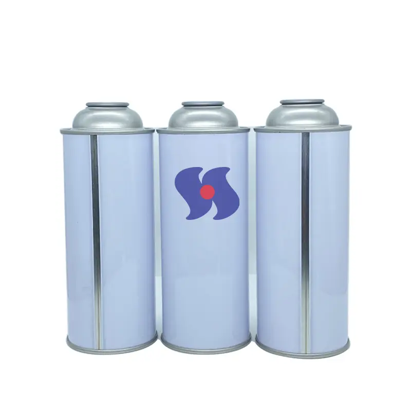 Fabrika fiyat DIA65 * 158MM düz duvar boş aerosol soğutucu boş sprey kutular