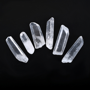 Bán buôn tinh thể rõ ràng thạch anh điểm tay đánh bóng nguyên liệu tự nhiên đá thạch anh gậy - Product Image 2