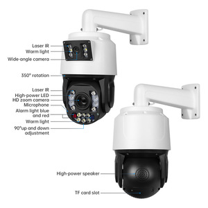 Cámara PTZ inteligente con zoom 36X, cámara de vigilancia en red de alta velocidad con movimiento horizontal y vertical, con infrarrojos para seguridad en exteriores. - Product Image 3
