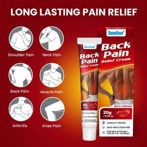 Crème chauffante naturelle à base de plantes avec vitamine E pour soulager les douleurs cervicales et corporelles 20g Durée de conservation de 2 ans A1202 - Product Image 6