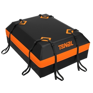 Caja de Techo para Auto Tenbl 400L, Impermeable, de PVC, Plegable, con Cierre, Apertura Lateral Trilateral, Tiras Reflectantes Nocturnas - Product Image 3