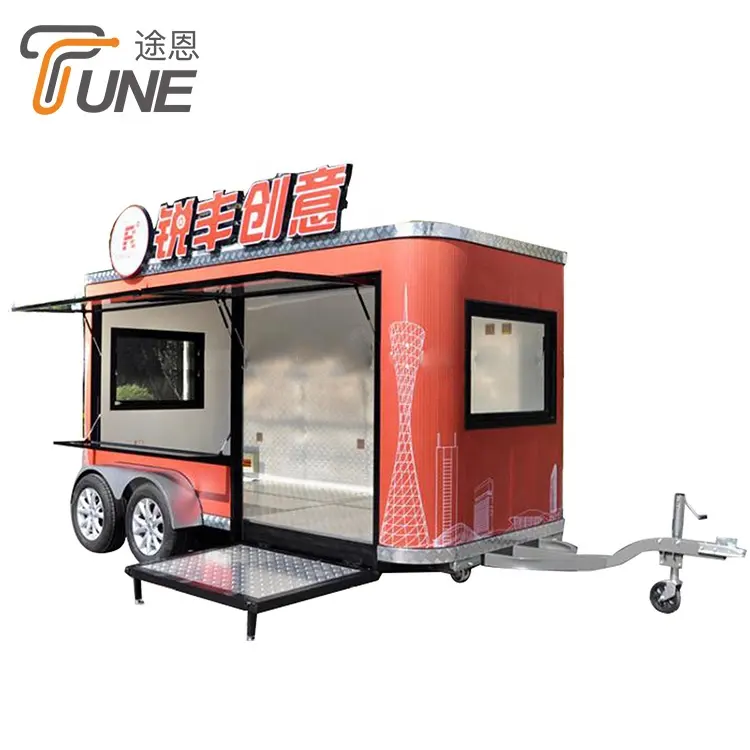 TUNE 뉴 스타일 레트로 푸드 트레일러/아이스크림 밴 판매