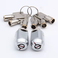Serrures à cylindre pour casiers de stockage personnel, fabrication directe, 19MM/17MM, noyau de serrure mobile en cuivre