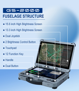 Station de contrôle au sol sans fil portable grande taille EVAK GS-2000 pour drone, télécommande UAV, liaison vidéo et de données IP54 - Product Image 3