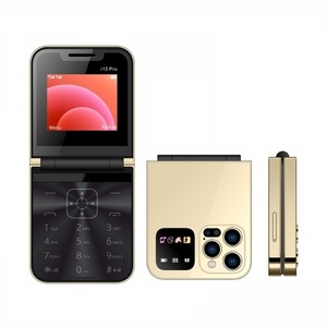 Teléfono Móvil Plegable I15 Pro Mini con Pantalla de 2.4 Pulgadas, Doble Tarjeta SIM, 2G GSM, Grabación Automática de Llamadas, Bluetooth, FM, Cámara, Tipo C - Product Image 2