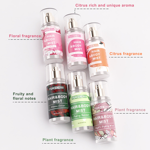 Lot de 6 brumes capillaires et corporelles en gros, parfumées aux notes végétales, florales et fruitées d'agrumes, fraîcheur longue durée <span class=keywords><strong>pour</strong></span> usage quotidien - Product Image 2