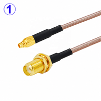 Câble connecteur d'antenne FPV RG-316 MMCX mâle/femelle vers SMA mâle/femelle, câble de raccordement RG316, rallonge coaxiale RF