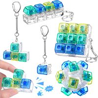 Gantungan Kunci Keycap Kustom Grosir, Mainan Fidget Tombol Tekan, Gantungan Kunci Tombol Ujung Jari, Mainan Gantungan Kunci Saklar Lampu Warna-warni