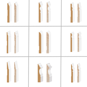 Rodapié Blanco Económico Pretratado, Moldura Moderna Impermeable de <span class=keywords><strong>MDF</strong></span> para Base de Pared - Product Image 3