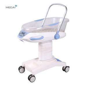 Haute qualité d'usine à bas prix réglable en hauteur luxueux hôpital <span class=keywords><strong>mobile</strong></span> ABS berceau médical - Product Image 2