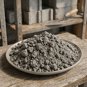 Ciment silicateux de type Portland, poudre grise, matériau de construction pour la construction - Product Image 1
