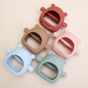 Mordedor de silicona con forma de hongo para bebés de 0 a 24 meses, juguete masticable seguro de calidad alimentaria, unisex, para aliviar la dentición infantil - Product Image 2
