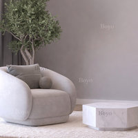 Table en marbre brun personnalisée, mosaïque de travertin beige, plateau à fromage, table cubique, socle, table basse en marbre