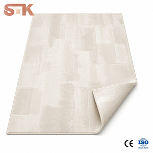 Alfombra Moderna Saishang con Relieve Tallado de 13mm de Grosor, Diseño <span class=keywords><strong>Post</strong></span>-Impresionista de Cézanne con Bloques de Color al Óleo y Pinceladas Impastadas - Product Image 4