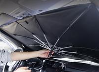 Parasol pliable de protection solaire pour pare-brise de voiture, protection UV, accessoires auto en gros