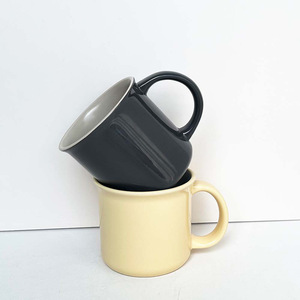 Tasse en céramique Ru Ware, porcelaine blanche, vaisselle de bureau, cadeau d'affaires, fabriquée à Zibo, tasses de couleur unie pour le thé et l'eau - Product Image 4