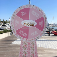 Roue de la fortune LED personnalisée pour tirage au sort indépendant, idéale pour les activités de promotion de marque