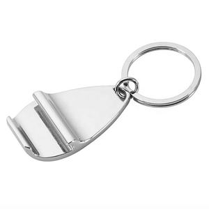 Portachiavi personalizzati portachiavi apribottiglie per birra in metallo MOQ basso personalizza il Logo con materiale in lega di zinco - Product Image 6