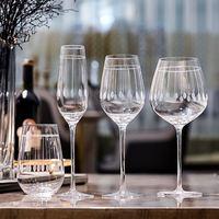 Verres à vin en cristal sculpté à la main, tasse à vin rouge, banquet, coupe à vin champagne personnalisée, logo personnalisé