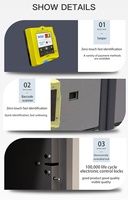 Armoire express électronique intelligente extérieure étanche à la pluie et à la rouille casier de dépôt et de ramassage de colis en libre-service 7*24