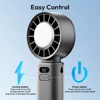 Ventilateur portatif pliable avec compresse rafraîchissante