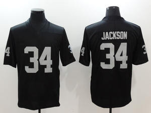 Оптовая продажа, сшитые американские футбольные майки нового сезона <span class=keywords><strong>2</strong></span> Jeanty 89 Bowers 17 Adams Las Vegas, вышитые майки - Product Image 2