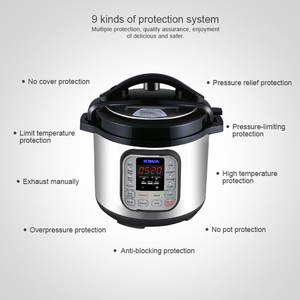 Cuiseurs à riz intelligents personnalisés OEM 6 litres 11-en-1 multi-autocuiseurs électriques Panela De Pressao de qualité supérieure avec pots SUS - Product Image 5
