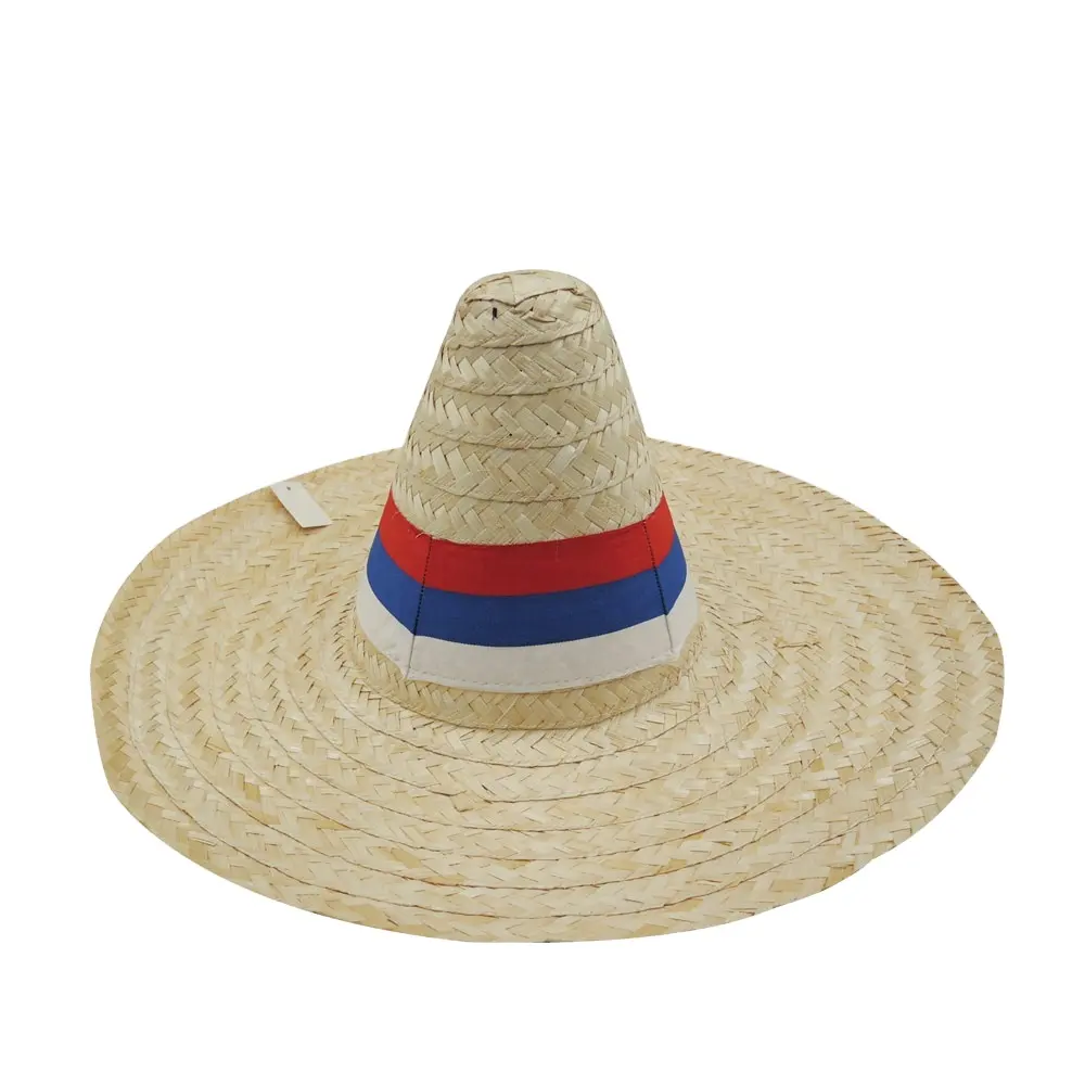 กว้าง Brim บุรุษหมวกฟางหมวกหมวก Sombrero เม็กซิกันหมวก